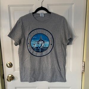Gray Myrtle Beach Graphic T-Shirt